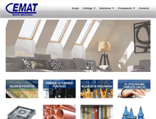 Tablet Screenshot of cemat.es